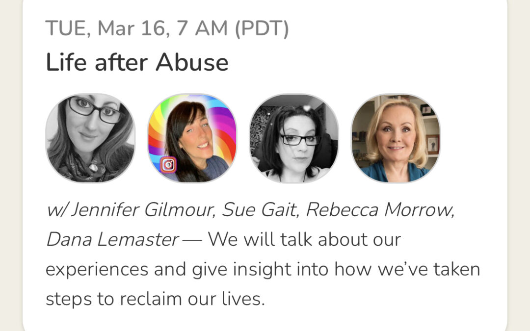 Clubhouse Discussion: Life after Abuse